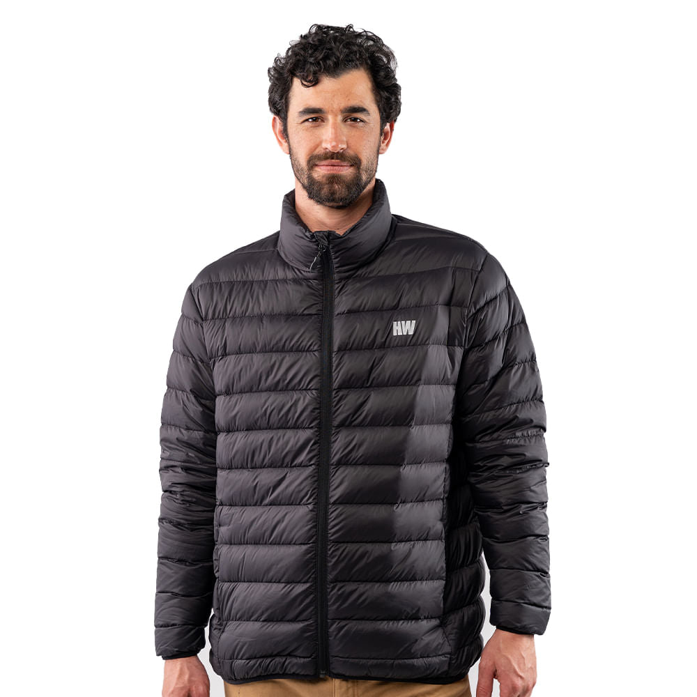 Parka Pluma Pullay Pro para Hombre Negra