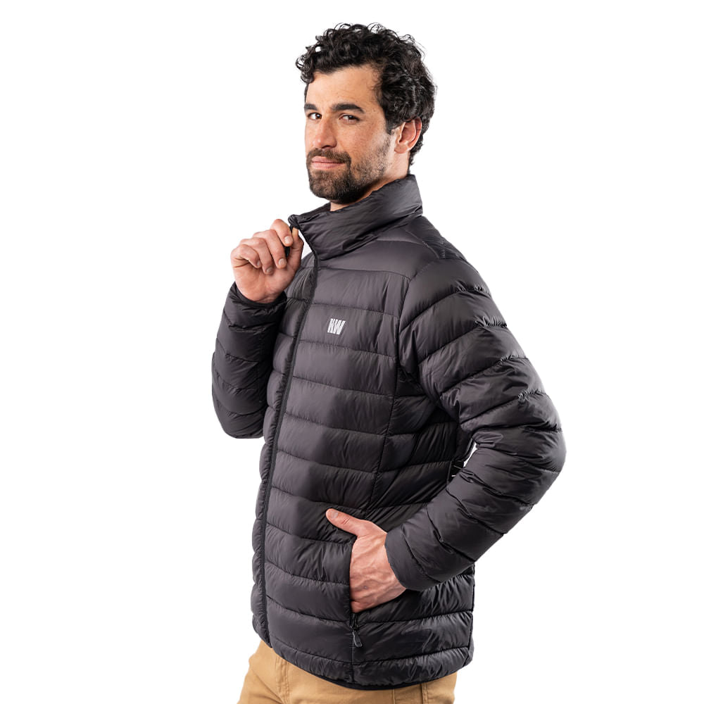 Parka Pluma Pullay Pro para Hombre Negra