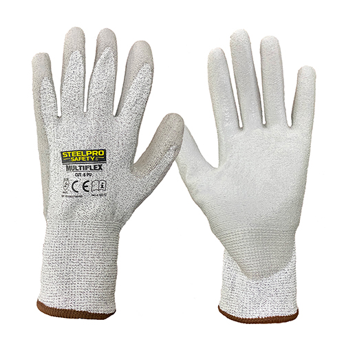 Guante Multiflex Anti Corte Cut-5 Pu Steelpro