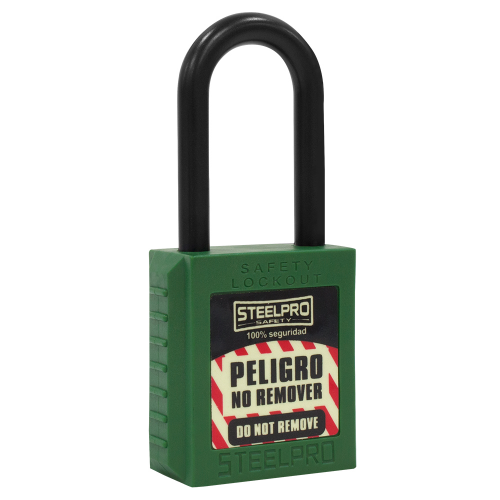 Candado Steelpro Dieléctrico Verde
