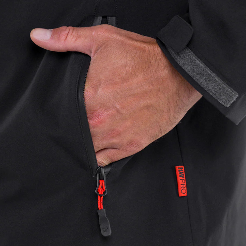 Chaqueta Hardshell Impermeable HW Norway Hombre Negra