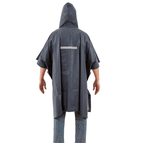 Poncho Impermeable para lluvia de PVC Grueso con gorro