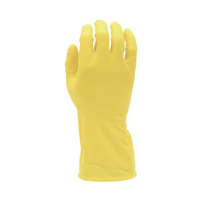 Guantes domestico amarillo palma diamante