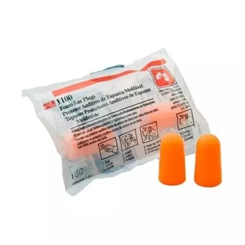 Tapones Desechable Auditivo Naranjo 3M (200 Pares)