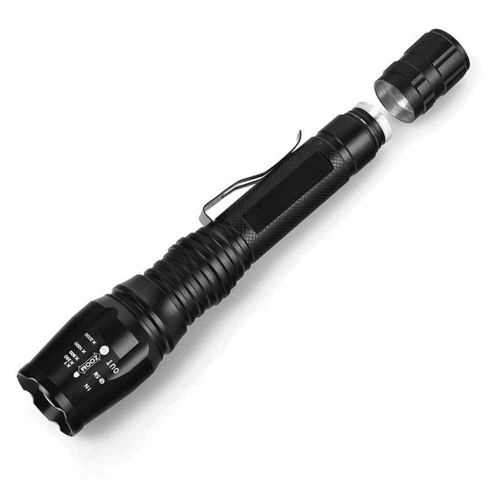 Linterna LED Recargable de 19cm