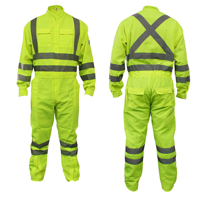 Overol alta visibilidad amarillo fluor