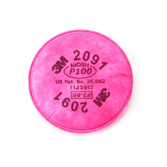 Filtro 2091 3M para particulas polvos, neblinas, humos, polvos y radionucleido P100