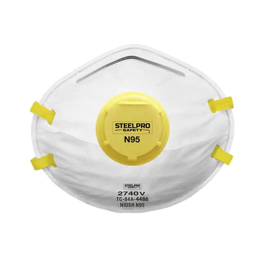 Respirador Descartable Steelpro N95 2740V (Caja 10 Unidades)