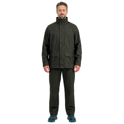 Traje Pu/pvc Alaska Verde Petroleo