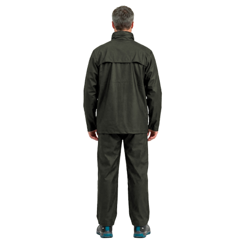 Traje Pu/pvc Alaska Verde Petroleo