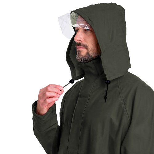 Traje Pu/pvc Alaska Verde Petroleo