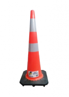 Cono Señalización 36'' c/Doble Cinta Anti Viento