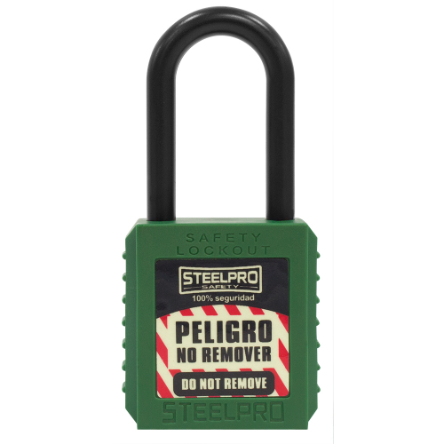 Candado Steelpro Dieléctrico Verde