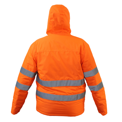 Parka HW Cochamo Polaris Reversible Negra/ Naranjo c/Cinta