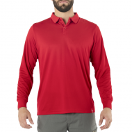 Polera Cooldry Quebec Manga Larga Roja