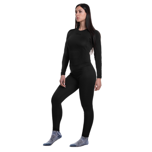 Conjunto Interior HW Patagonia Spandex Mujer Negro