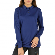 Polera Cooldry Quebec Manga Larga Mujer Azu