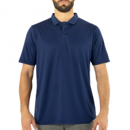 Polera Cooldry Quebec Manga Corta Hombre Azul