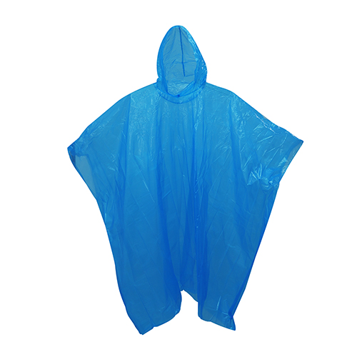 Poncho de Emergencia Biodegradable Alaska Azul