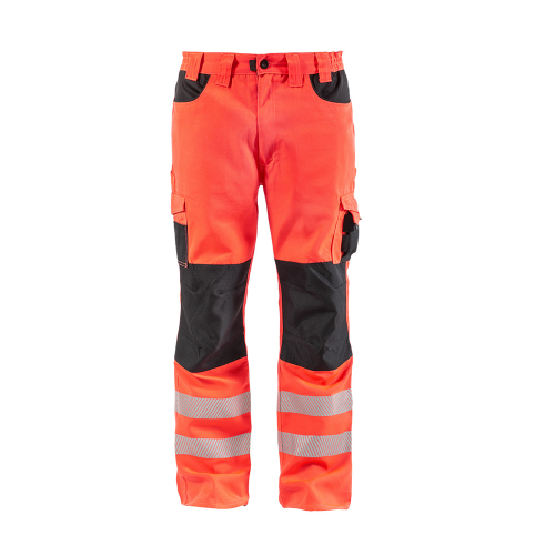 Pantalón Cargo HW Dakota Rojo Fluor