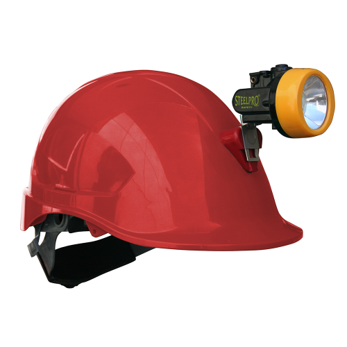 Casco MTA ABS / Portalámpara Rojo