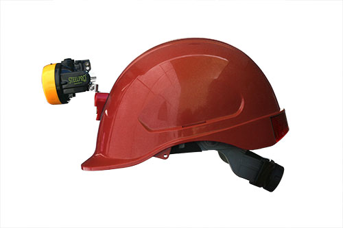 Casco MTA ABS / Portalámpara Rojo