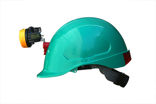 Casco MTA ABS / Portalámpara Verde