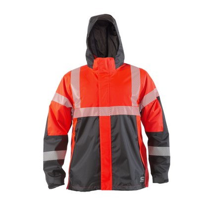 Parka Reflectiva HW Skorpio 3 en 1 Rojo Fluor