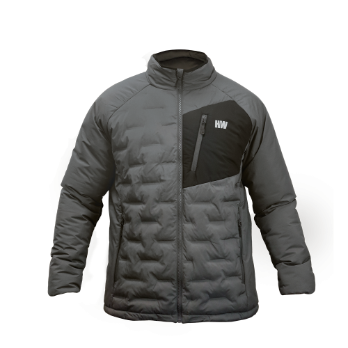 Parka Insulada HW Explorer S/ Gorro Carbon Grey