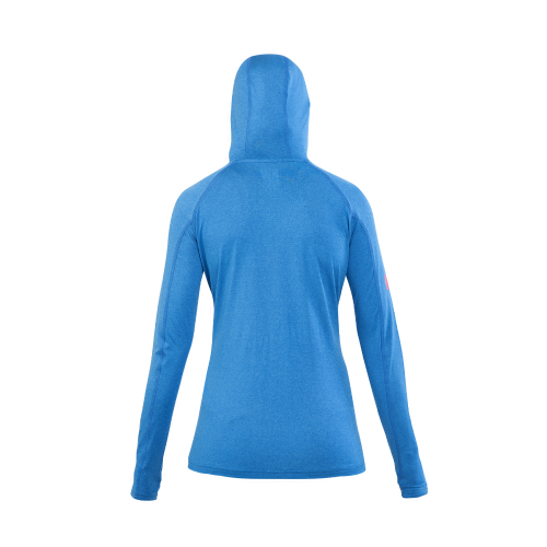 Polera Dry Fit HW SPX C/ Gorro Manga Larga Mujer Electric Blue