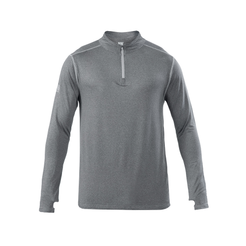 Polera Dry Fit HW SPX Manga Larga Hombre Carbon Grey