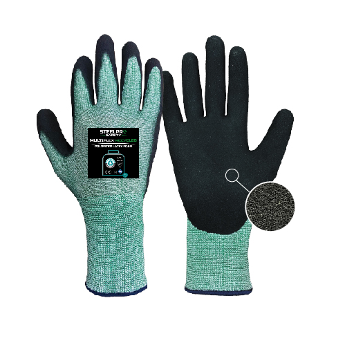 Guante Multiflex Recycled Poliéster Latex Foam