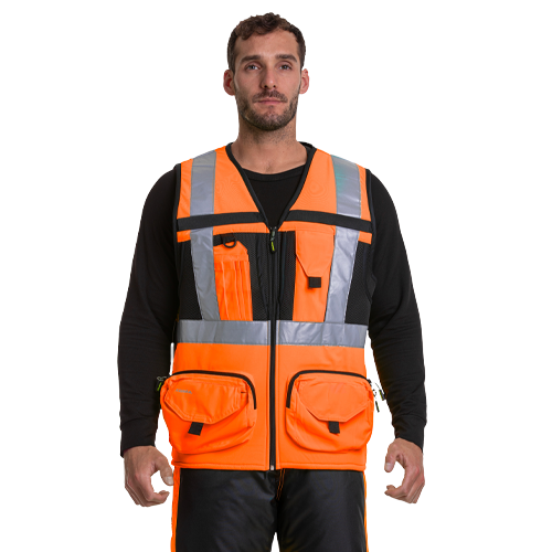 Chaleco Geólogo Alaska Xpert Hombre Naranjo
