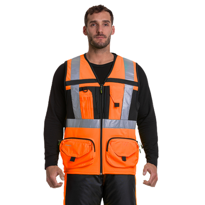 Chaleco Geólogo Alaska Xpert Hombre Naranjo