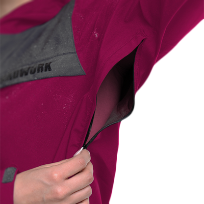 Hardshell HW Norway Mujer Burdeo