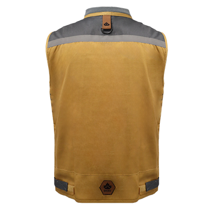Chaleco Geólogo Gabardina Quebec Camel