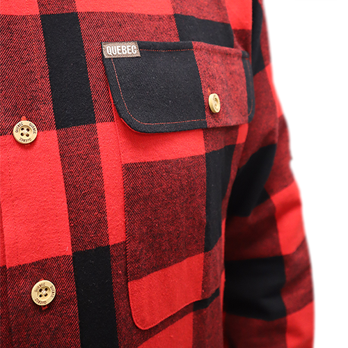 Camisa Quebec Roble Rojo