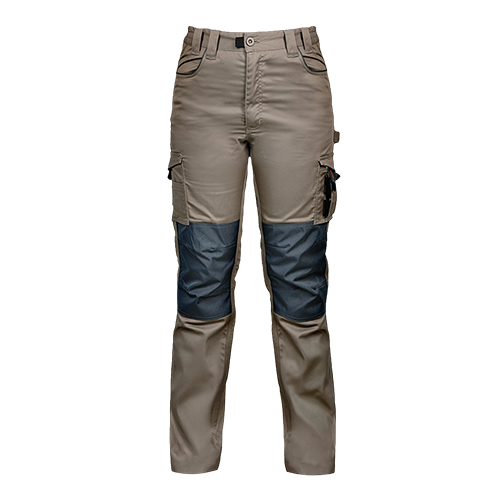 Pantalón Cargo HW Dakota Spandex Mujer Café