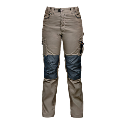 Pantalón Cargo HW Dakota Spandex Mujer Café