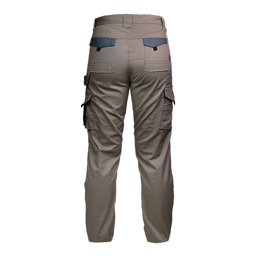 Pantalón Cargo HW Dakota Spandex Mujer Café
