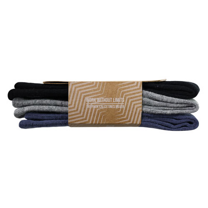 Tripack Calcetines HW Algodón Mujer