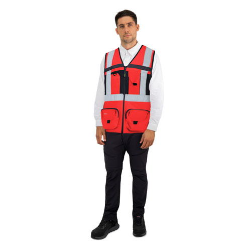 Chaleco Geólogo Alaska Xpert Hombre Rojo
