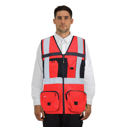 Chaleco Geólogo Alaska Xpert Hombre Rojo