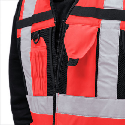 Chaleco Geólogo Alaska Xpert Hombre Rojo