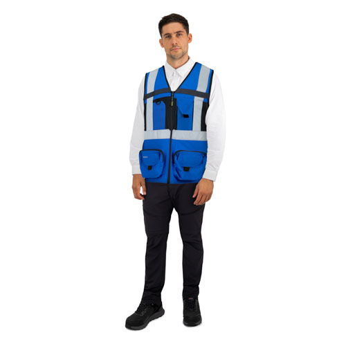 Chaleco Geólogo Alaska Xpert Hombre Azul