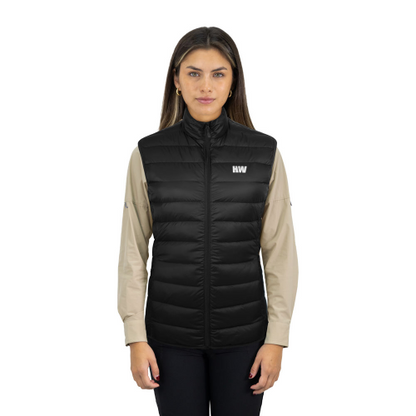 Parka Pluma HW Pullay Pro Mujer s/Manga Black