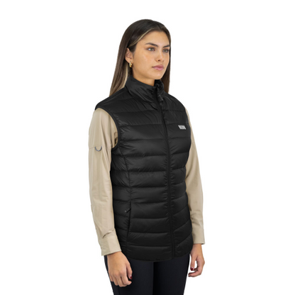 Parka Pluma HW Pullay Pro Mujer s/Manga Black