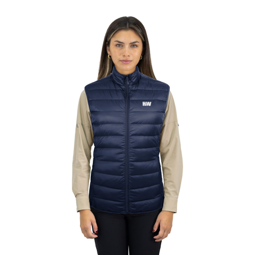 Parka Pluma HW Pullay Pro Mujer s/Manga Blue