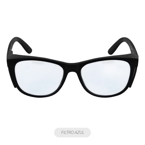 Lente de Seguridad Safeblack Claro Blue Blocker Steelpro