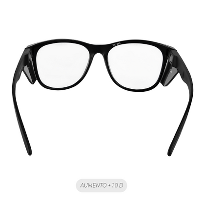 Lente de Seguridad Safeblack Claro Full Reader +1.0D Steelpro